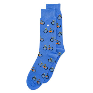 Sokken Alfredo Gonzales bicycle - M, Blauw