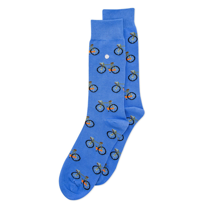 Sokken Alfredo Gonzales bicycle - M, Blauw