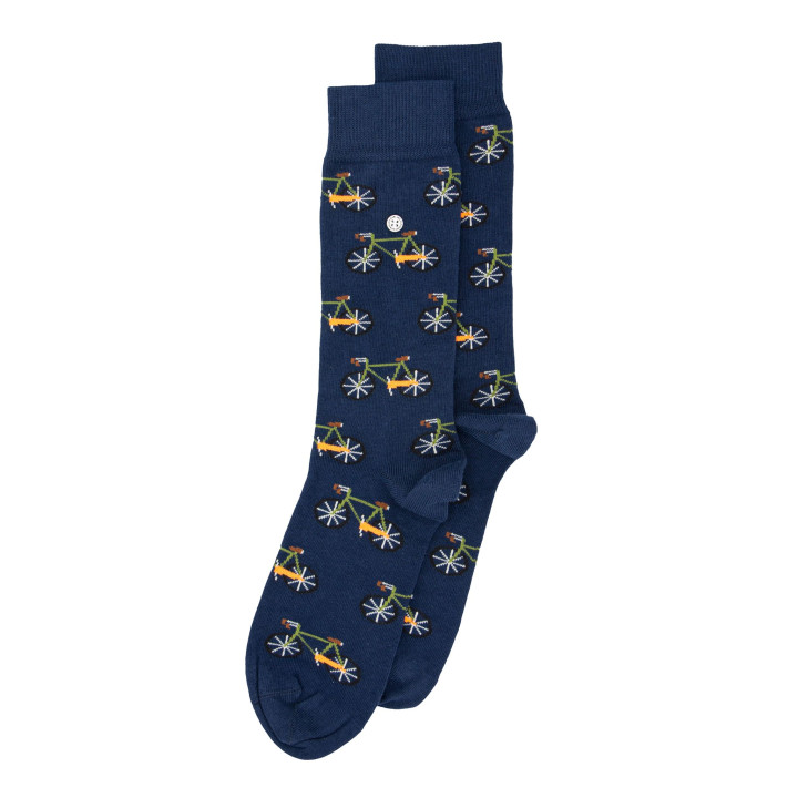 Sokken Alfredo Gonzales bicycle - S, Navy